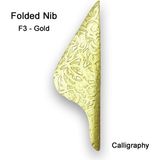 Pratikpen Kaligrafi Kalem Ucu : Gold : F3
