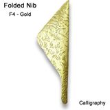 Pratikpen Kaligrafi Kalem Ucu : Gold : F4