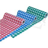 Pratikser Tek Kullanımlık Masa Örtüsü - 100 x 120 cm - 3 Rulo Kırmızı-Mavi-Yeşil - Renkli