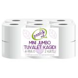 Pratiksoft Mini 12 Rulo Jumbo Tuvalet Kağıdı