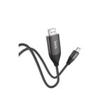 prativas Hoco Ua16 Type-C To Hdmi 4K 30Hz Ses Görüntü Aktarma Kablosu-(5775)