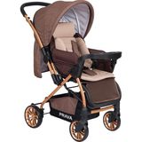Prava P06 Comfort Çift Yönlü Bebek Arabası Gold-Kahve - --