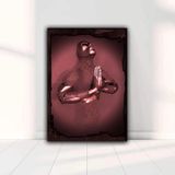 Pray - Dua Bakır Efektli Duvar Sanatı Kanvas Tablo 250820221035-4
