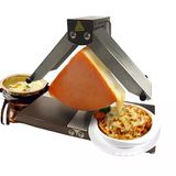 Precıstech Ev İçin Raclette, Elektrikli Peynir Eritici 900W, Yapışmaz Peynir Tepsili Ayarlanabilir Raclette, Katlanabilir Kompakt