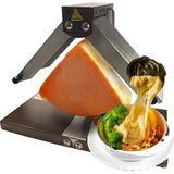 Precıstech Geleneksel Raclette Peynir Eritici, Elektrikli Raclette 900W, Paslanmaz Çelikle Katlanabilir, Aile Veya Parti Için Ideal - Siyah