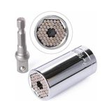 Predator Grip Universal Soket Metalik Gri Lokma 55 mm Ergonomik Tasarım ile Dayanıklı Kullanım