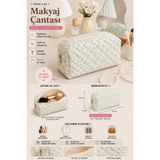 PREGIO Papatya Desenli Makyaj Çantantası - Büyük Boy