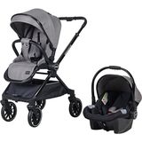 Prego 2067 Concorde Seyahat Sistem Çift Yönlü Bebek Arabası 0-18 kg Taşıma Kapasitesi ve Katlanabilme Özelliği - Koyu Gri
