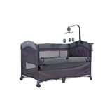 Prego 8044 Miami Plus Müzikli ve Oyuncaklı Anne Yanı Oyun Parkı 70X120 cm Füme