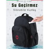Prego Anne Bebek Çantası Siyah Kırmızı Kırmızı Tek Ebat