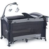 Prego Armada Anne Yanı Oyun Parkı Beşik Park Yatak 70X120 cm - 70 x 120 cm - Gri