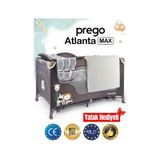 Prego Atlanta Max Alt Açma Üniteli Oyun Parkı + Yatak bej