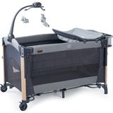 Prego Elips Plus Anne Yanı Oyun Parkı Beşik Park Yatak 70X120 cm - 70 x 120 cm - Gri