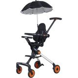 Prego Flex Kabin Bebek Arabası 360° Dönebilen Tekerlekler 22 kg Taşıma Kapasitesi ile - Turuncu