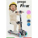 Prego Flow Müzikli Işıklı Oturaklı Çocuk Scooter Katlanabilir - Yükseklik Ayarlı