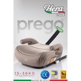 Prego Hera 15-36 Kg Emniyet Kemeriyle Kullanılabilen Isofixli Oto Koltuğu Yükselticisi İ-Size-Belgeli BEJ