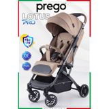 Prego Lotus Pro Kabin Boy Bebek Arabası - Tek Elle Katlanır -hafif -uv Tenteli -yağmurluk-ayak Örtüsü-kılıf kahve
