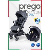 Prego Lotus Pro Kabin Boy Gri Travel Sistem Bebek Arabası