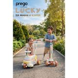 Prego Lucky İlk Arabam ve Scooter 2'si 1 Arada - Eğitici Bebek Yürüme Arkadaşı Bej