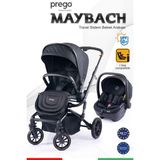 Prego Maybach İ-Size UV Tenteli Travel Sistem Bebek Arabası - Siyah