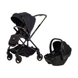 Prego Mios Premium I-Size Koldan Çift Yönlü Travel Bebek Arabası 22 kg Taşıma Kapasitesi Katlanabilir - Siyah