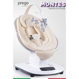 Prego Montes Uzaktan Kumandalı, Müzikli ve Otomatik Sallanan Elektrikli Ana Kucağı & Ev Tipi - Krem