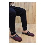 Prego Saran Poli Hafif Taban Damat Erkek Ev Terliği BORDO