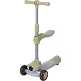 Prego Sidney Scooter Yeşil Renkli 1-12 Yaş Arası Çocuklar İçin Müzik ve LED Işıklı Tekerlek
