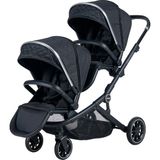 Prego Siyah Ibiza Pro İkiz Travel Bebek Arabası