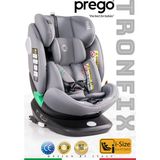 Prego Tronfix I Size Oto Koltuğu Q9004 9-36 kg Gri Renkli Isofix Özellikli Güvenli Taşıma