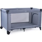 Prego Venedik 60x120 cm Oyun Parkı Beşik Park Yatak Gri Renkli Tekerlekli Kolay Kurulum - 60 x 120 cm