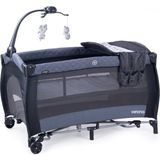 Prego Verona Oyun Parkı Beşik Park Yatak 70X120 cm - 70 x 120 cm - Füme
