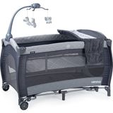 Prego Verona Oyun Parkı Beşik Park Yatak 70X120 cm - 70 x 120 cm - Gri