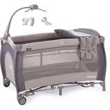 Prego Verona Oyun Parkı Beşik Park Yatak 70x120 cm Tekerlekli Ergonomik Yapı ile Taşınabilir - 70 x 120 cm - Bej