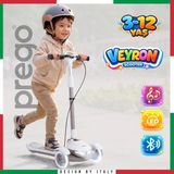 Prego Veyron Bluetoothlu Müzikli Işıklı Çocuk Scooter Katlanabilir - Yükseklik Ayarlı - Bej