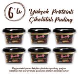 Premialle Yüksek Proteinli Belçika Çikolatalı Puding 20 G Protein Tek Porsiyon 6'lı Set