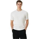 Premiata Saf Pamuk Erkek Beyaz T-Shirt Athens (Made In Italy)