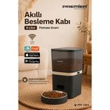 Premier Akıllı Otomatik Mama Kabı 6 Lt Mobil Uygulama ile Yemek Programı ve Manuel Besleme - Petmate Smart - Ppf 1003 - Yenilenen Tasarım - Siyah