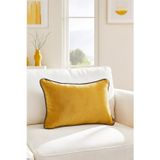 Premier Home Biyeli Kadife Kırlent Kılıfı Gold 30x40