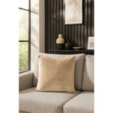 Premier Home Düz Kadife Kırlent Kılıfı Gold 50x50