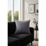 Premier Home Kadife Kırlent Kılıfı Gri V1 50x50