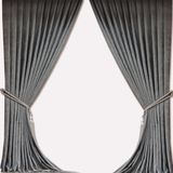 Premier Home Sedef Süet Gri 170x270 cm Fon Perde