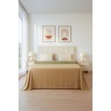 Premier Home Yatak Örtüsü Kahve Yeşil 284X290 - Kahverengi - Yeşil - 280 x 280 cm