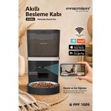 Premier Petmate Smart Pro PPF 1009 Wi-Fi Özellikli 1080p HD Kameralı Akıllı Otomatik Mobil Uygulamalı Mama Kabı 6L Siyah