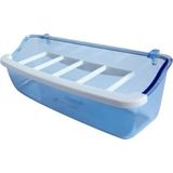 Premini 15 cm Izgaralı Kuş Yemlikleri, Mavi, Paket 54 Adet, Dayanıklı ve Pratik - Şeffaf - Seçenek 1