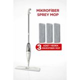Premini 3'lü Mikrofiber Sprey Mop Seti, Temizlik ve Su Püskürtme Özelliği - Seçenek 1