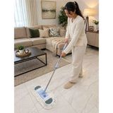 Premini 50 cm Paletli Mop Seti 5 Parça Toz ve Nemli Temizlik Aracı - Gri - Beyaz - Seçenek 1