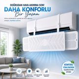 Premini Ayarlanabilir Klima Yönlendirici Askı Aparat Rüzgar Önleyici 56-95 cm