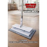 Premini Çelik Uçlu Mandallı Mop, 32 Cm, Tüm Bezlerle Uyumlu, Kolay Kullanım - 1BW-Beyaz - Seçenek 1