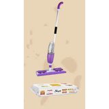 Premini Çiftli Sprey Mop ve Temizlik Havlusu, Pratik ve Etkili Temizlik Seti - Mor - Seçenek 1